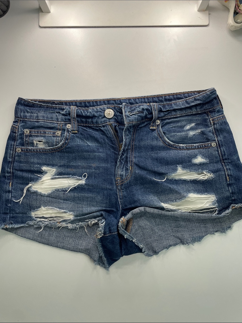 Denim shorts